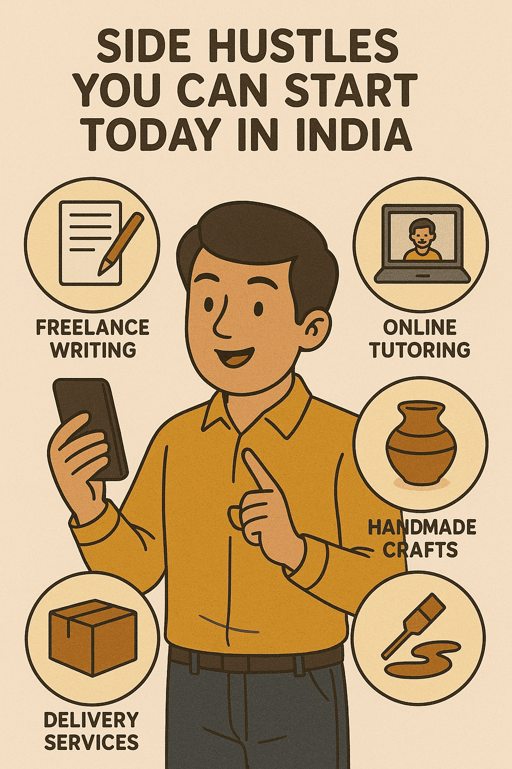 Side hustles to start in India today
